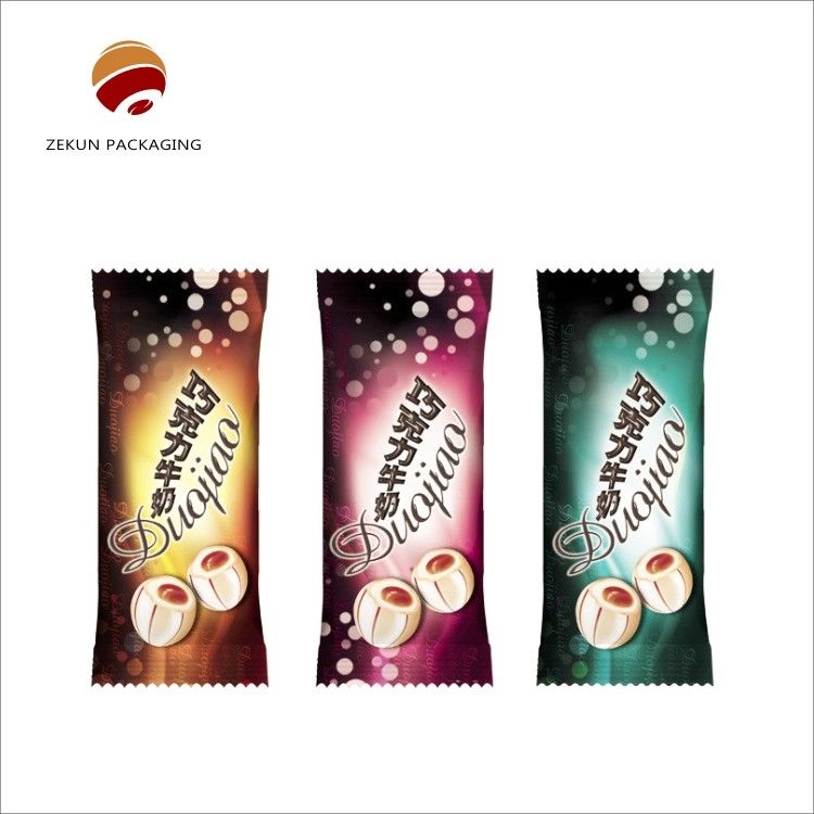 맞춤형 간식 패키지 가방 CMYK/PANTON 10 색 알루미늄 엽 PET/AL/PE 매트 또는 반짝이는 마무리 인쇄