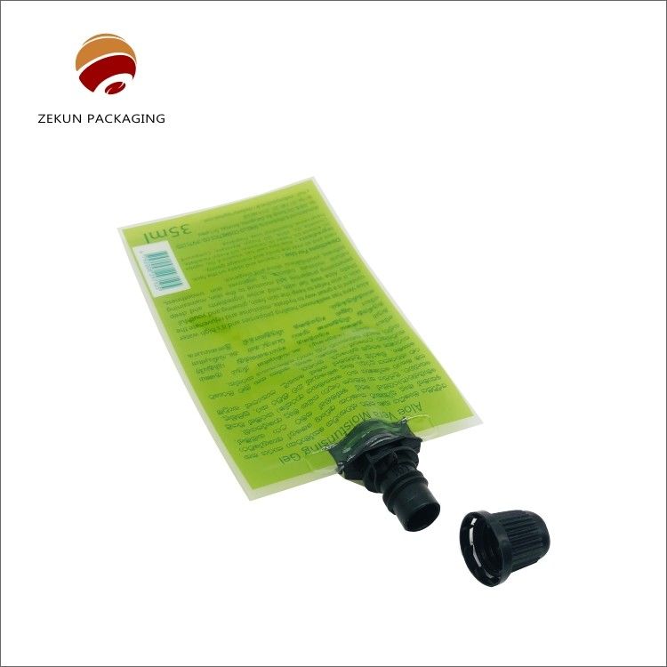 CMYK / PANTONE 색상으로 사용자 정의 할 수있는 재사용 스푸트 봉지 포장