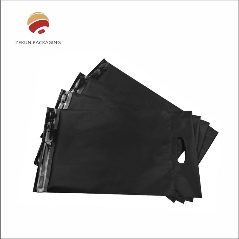 개인용 인쇄 된 POLY 메일백 CMYK/PANTON 색상 검은색