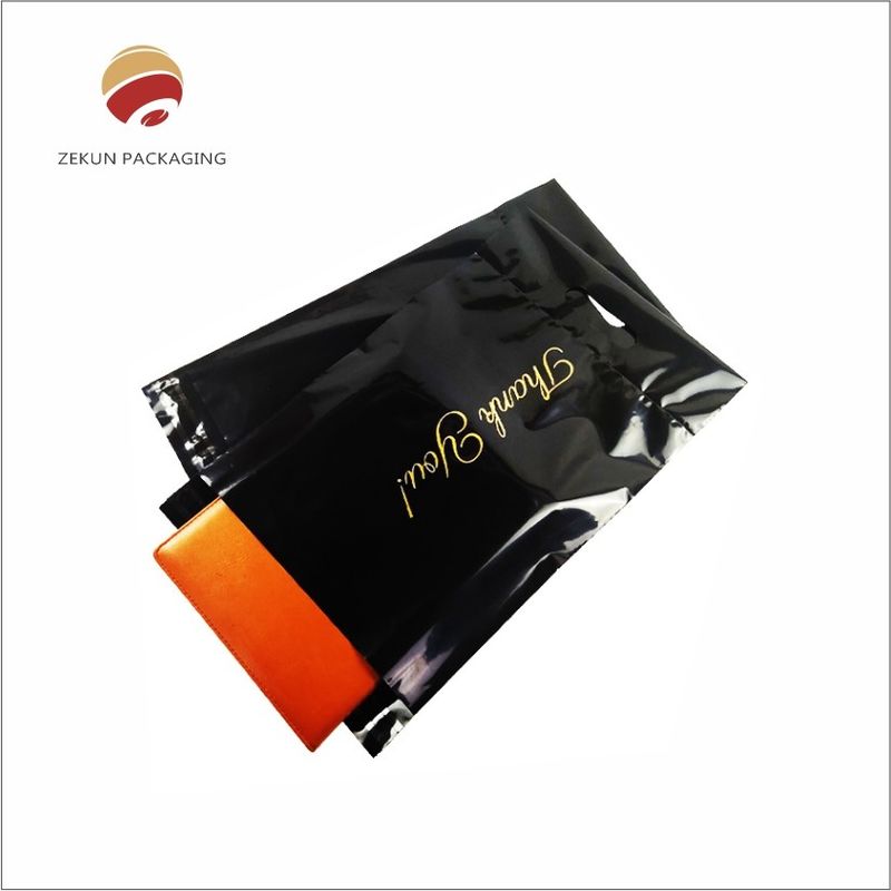 개인용 인쇄 된 POLY 메일백 CMYK/PANTON 색상 검은색