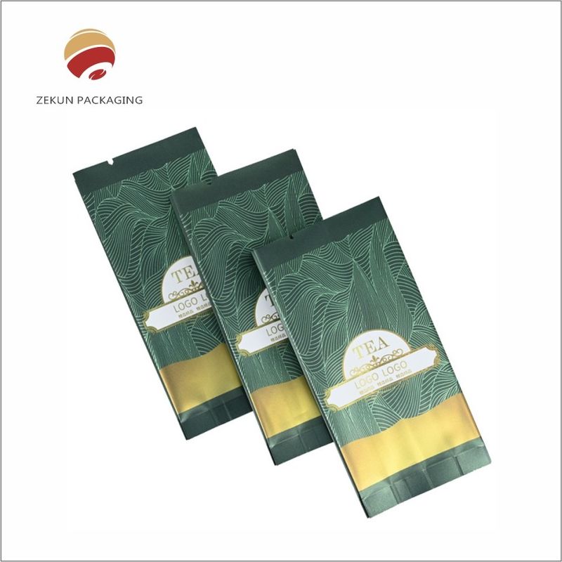 OEM ODM 차 파우더 포장 봉지 사용자 지정 차 가방 포장 녹색 색상