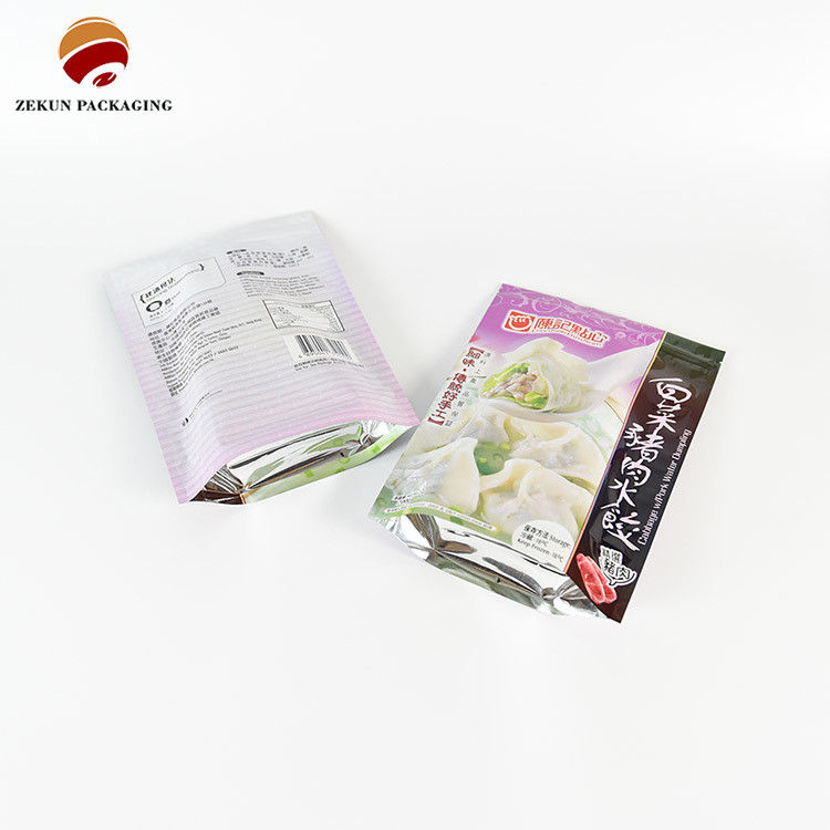 맞춤형 PET/AL/PE 식품 포장 가방 지프 잠금 디자인 CMYK 색상